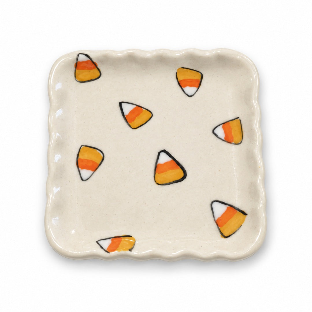 Candy Corn - Square Dish