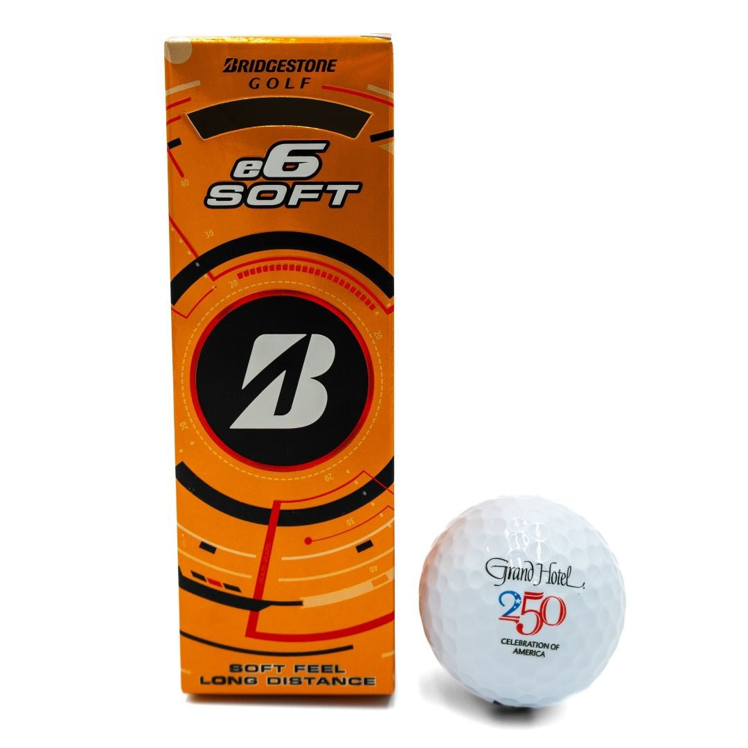 Golf Balls - Bridgestone e6 Soft Sleeve with 250th Logo