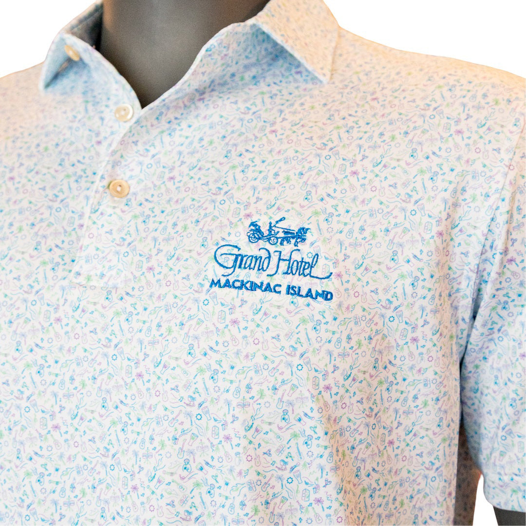 Men's Polo - Peter Millar Island Jammin