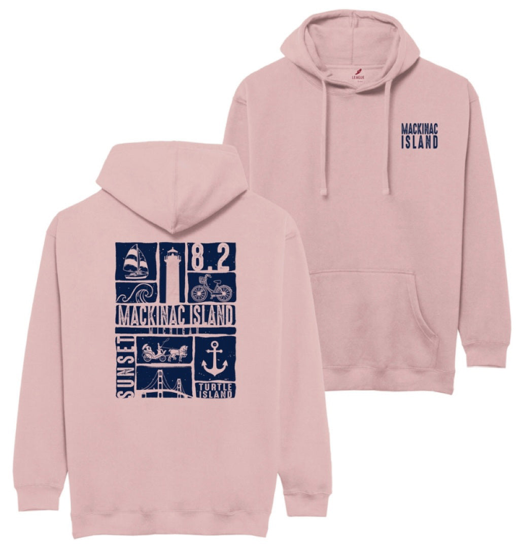 Mackinac Island Apparel - Back Art Hoodie