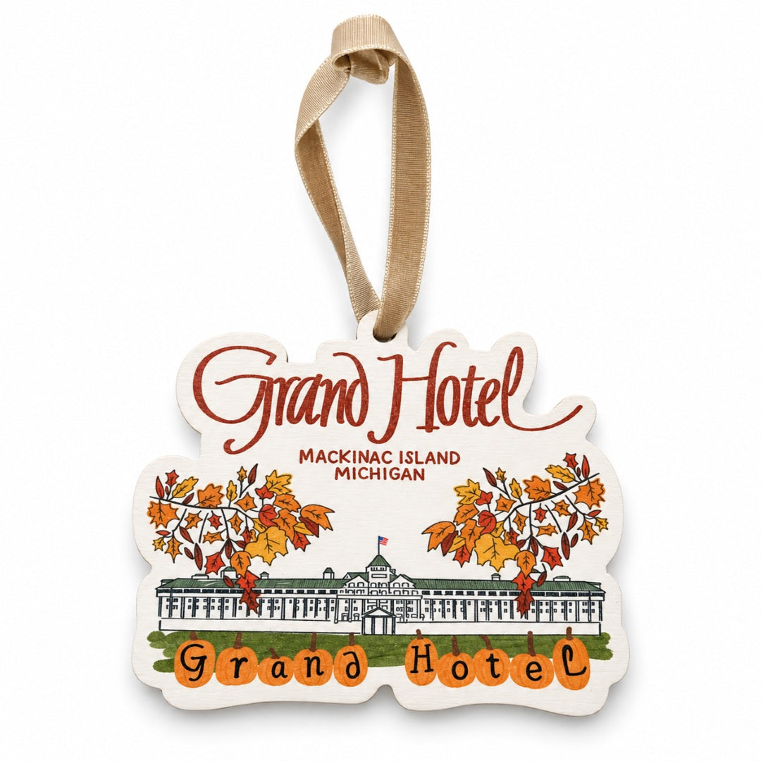Grand Hotel Fall Pumpkins Ornament
