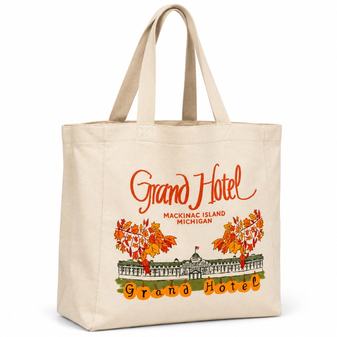 Grand Hotel Fall Pumpkins Tote