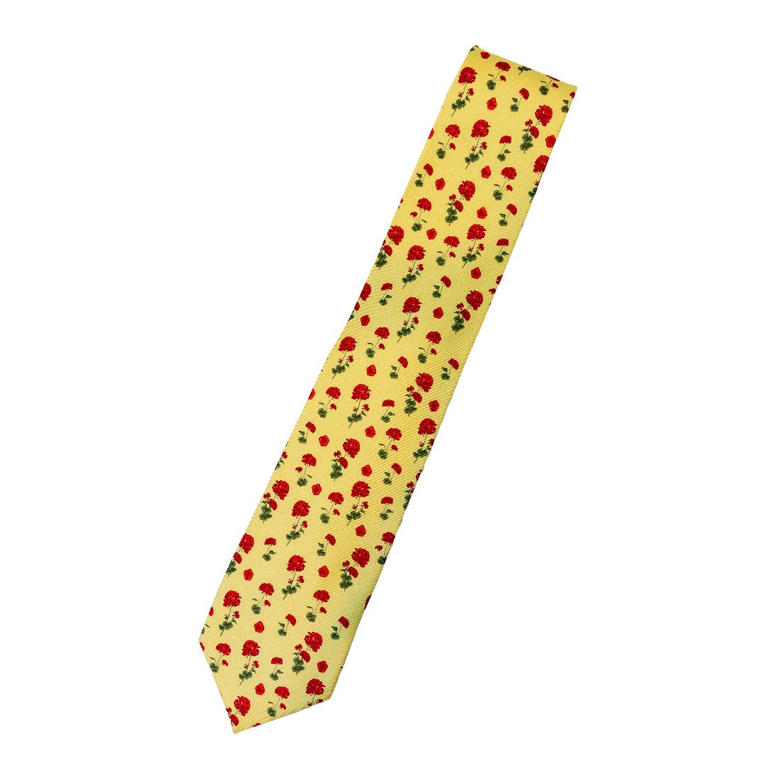 Tie - Alynn Custom Silk Geranium