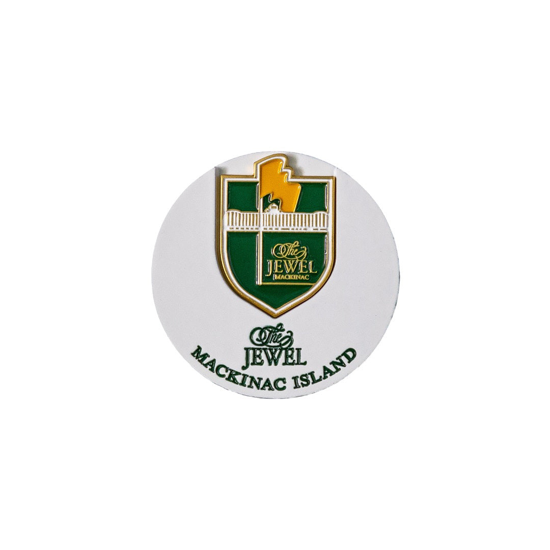 Golf Coin with Ball Marker - The Jewel Logo