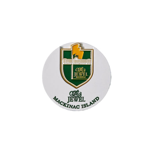 Golf Coin with Ball Marker - The Jewel Logo