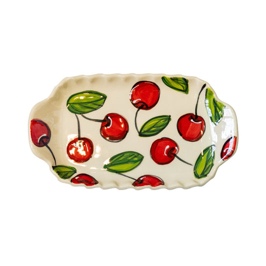 Cherry - Small Handled Tray