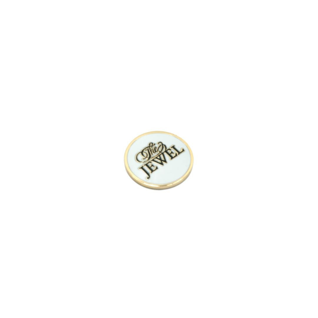 Ball Marker - The Jewel and 250th Logo White