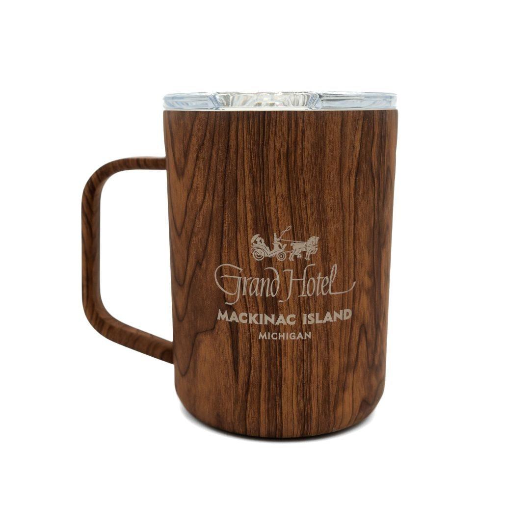 Drinkware - Corkcicle Coffee Mug Walnut Wood