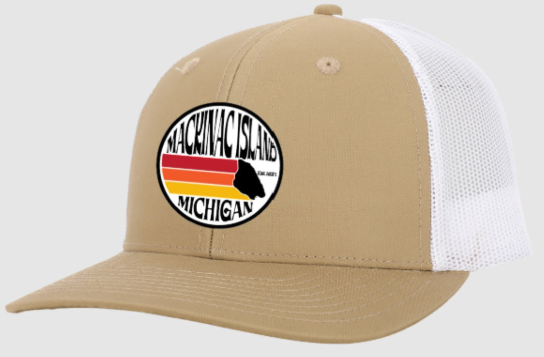 Mackinac Island Cap -  Foam Trucker with Patch