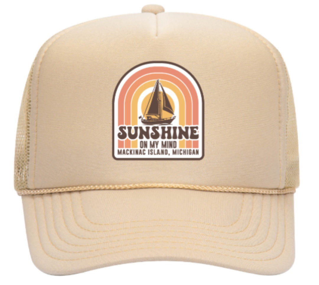 Mackinac Island Cap - Women's Sunshine Foam Trucker