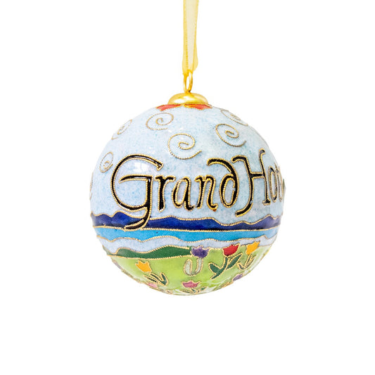 Ornament - Cloisonne Hotel with Tulips