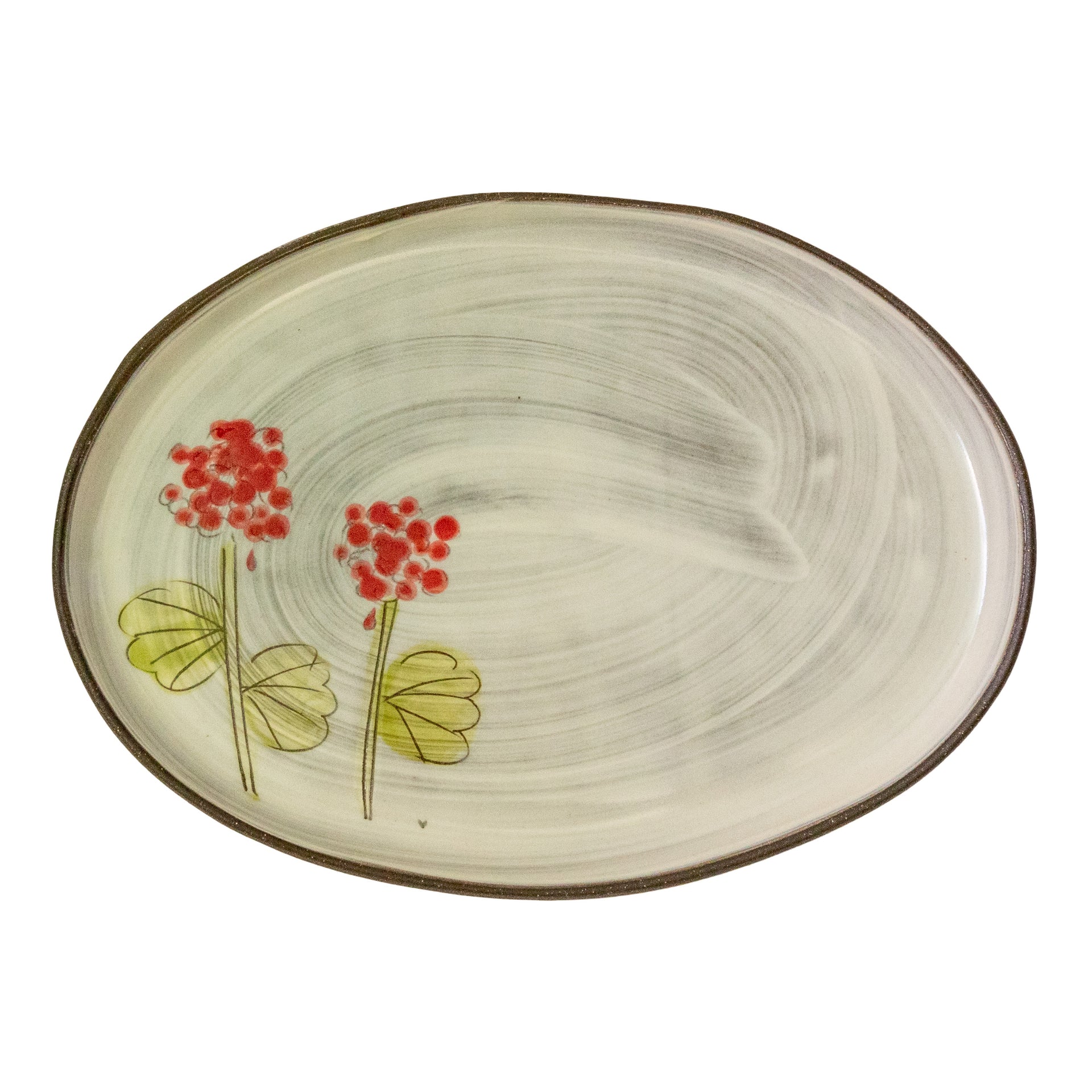 Geranium - Oval Tray