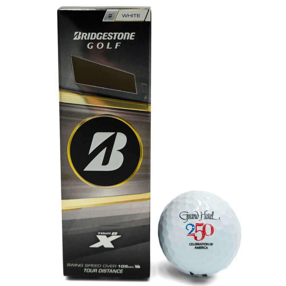 Golf Balls - Bridgestone Tour B X Sleeve with 250th Logo