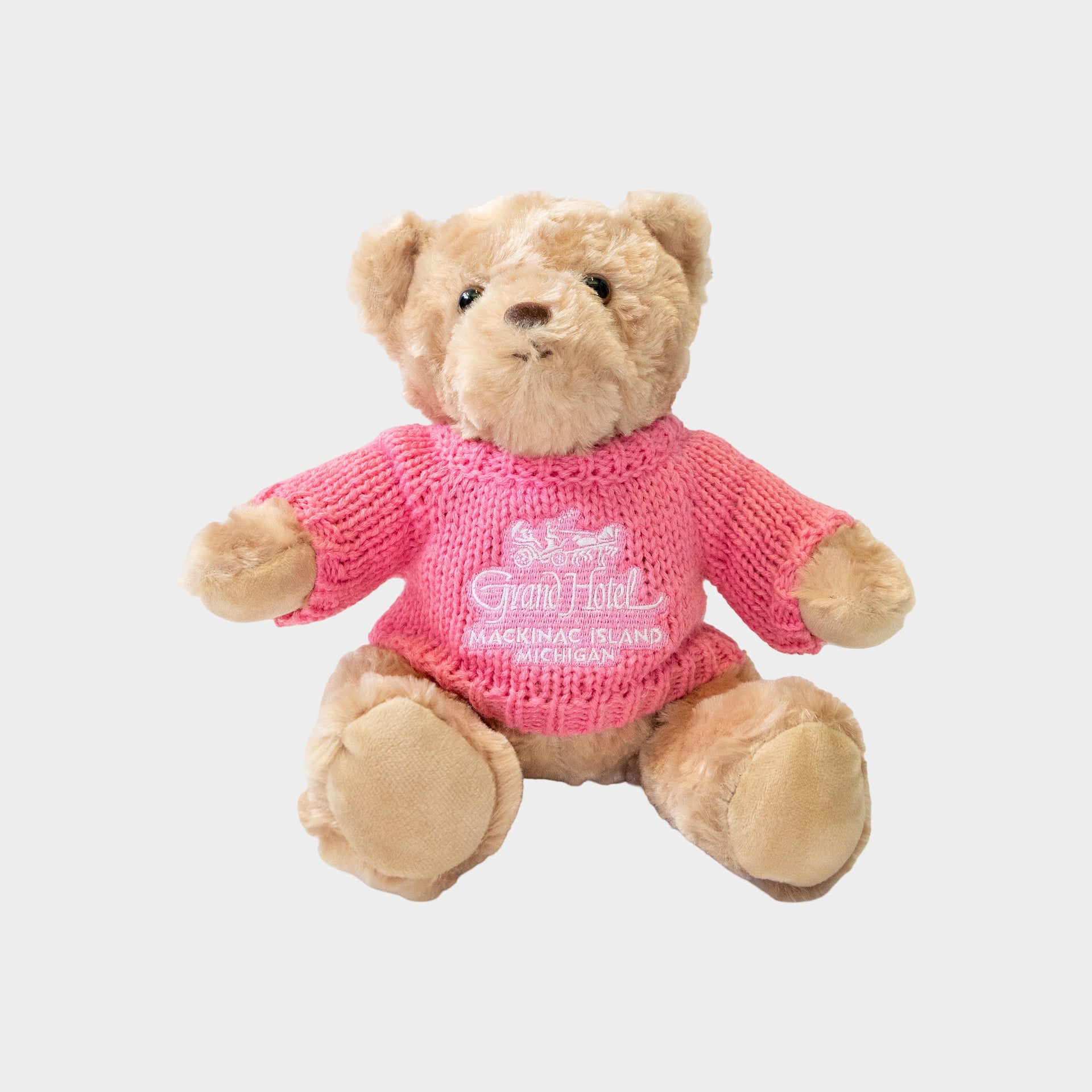 Teddy Bear with Grand Hotel Sweater - Pink