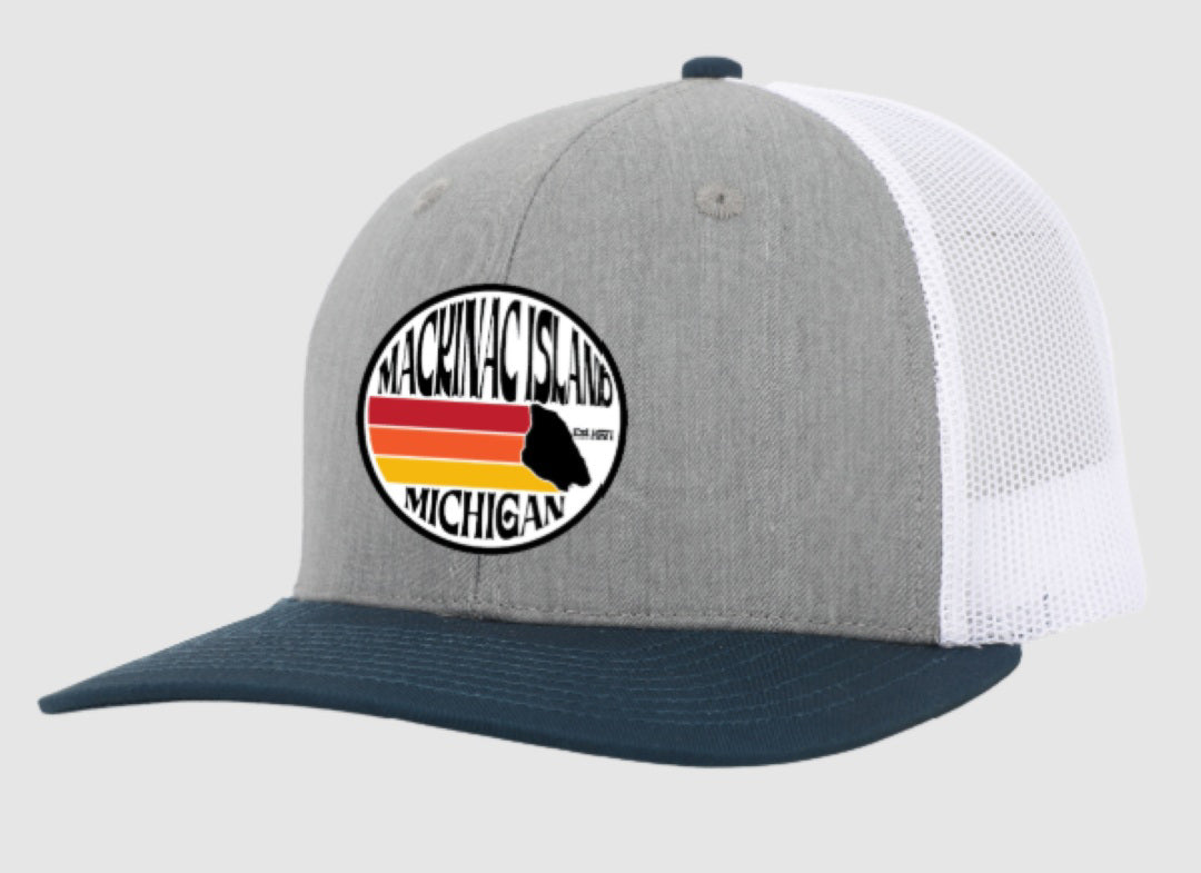 Mackinac Island Cap -  Foam Trucker with Patch