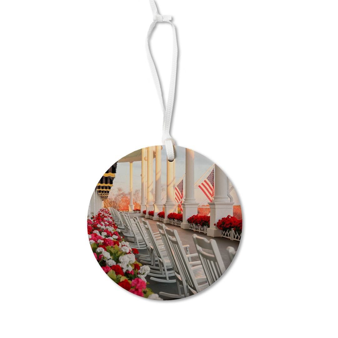Front Porch Fall - Ceramic Ornament