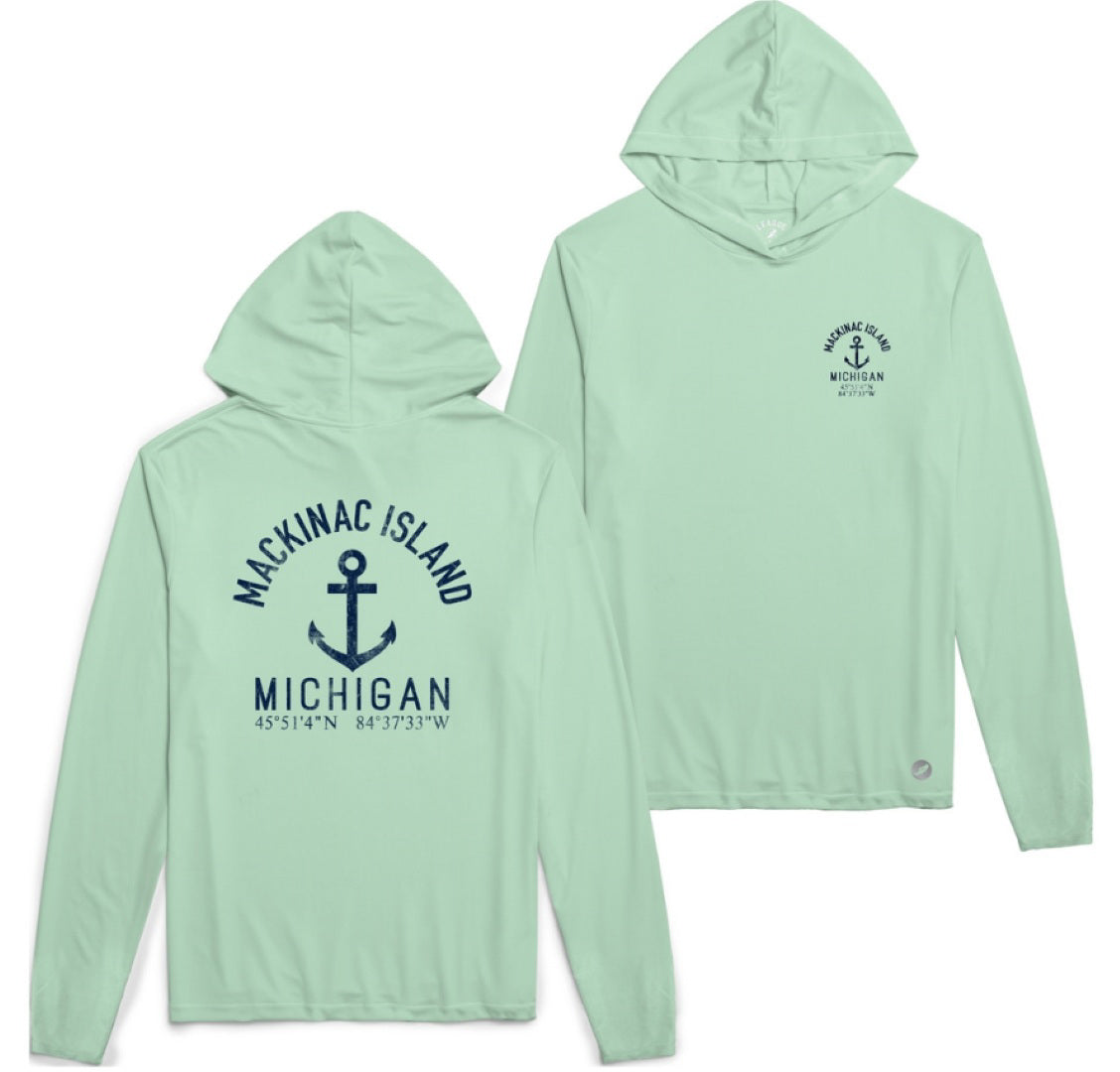 Mackinac Island Apparel - UPF50 Hooded Tee