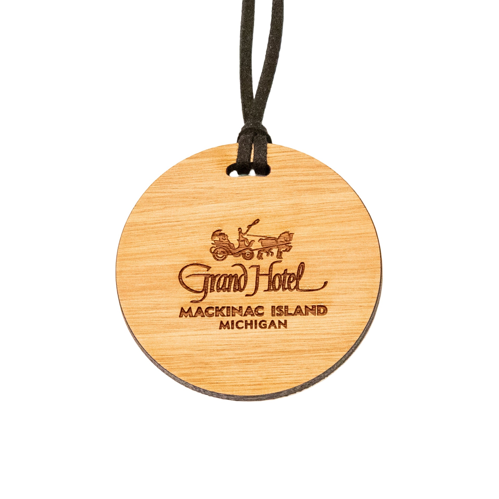 Wooden Bag Tag - The Jewel and Grand Hotel Logos