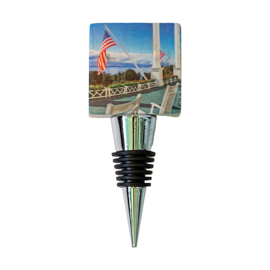 Bottle Stopper Marble - Front Porch