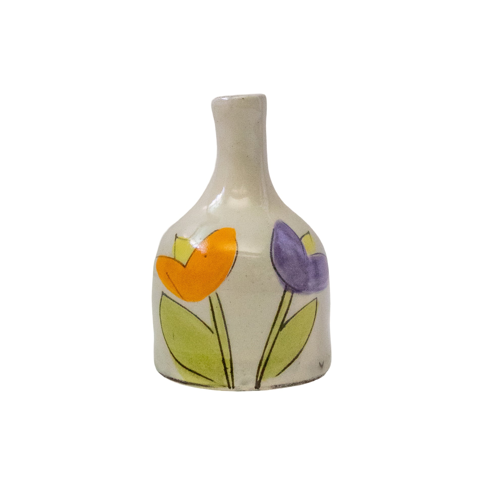 Tulips Rise Up - Single Stem Vase
