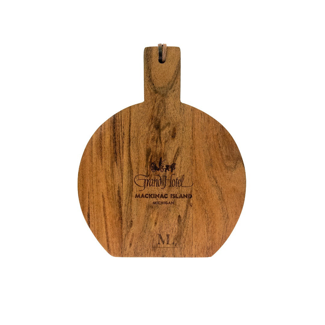 Wood Board with Spreader Knife and Horse and Carriage Logo