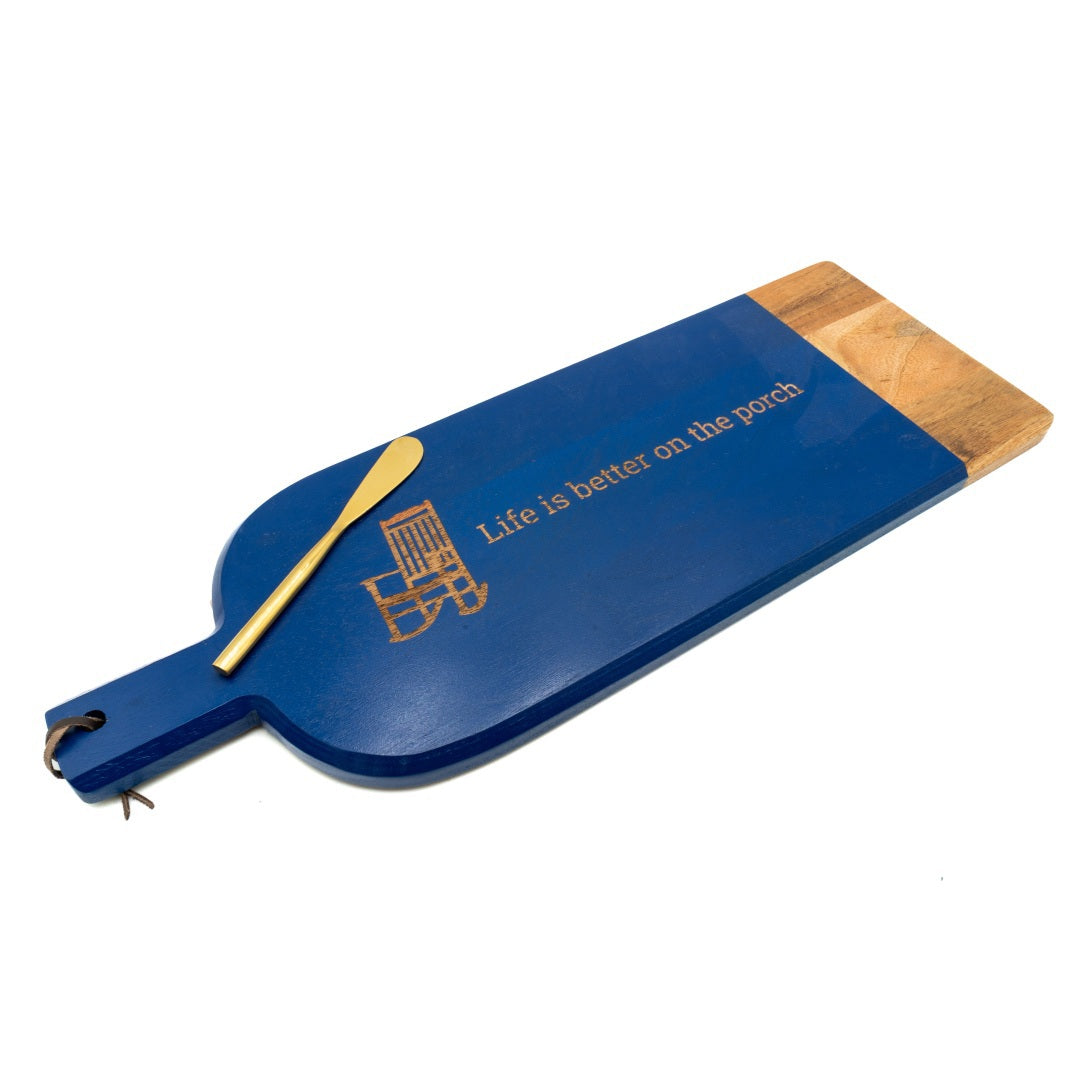 Wood Board - Porch Long Board Blue