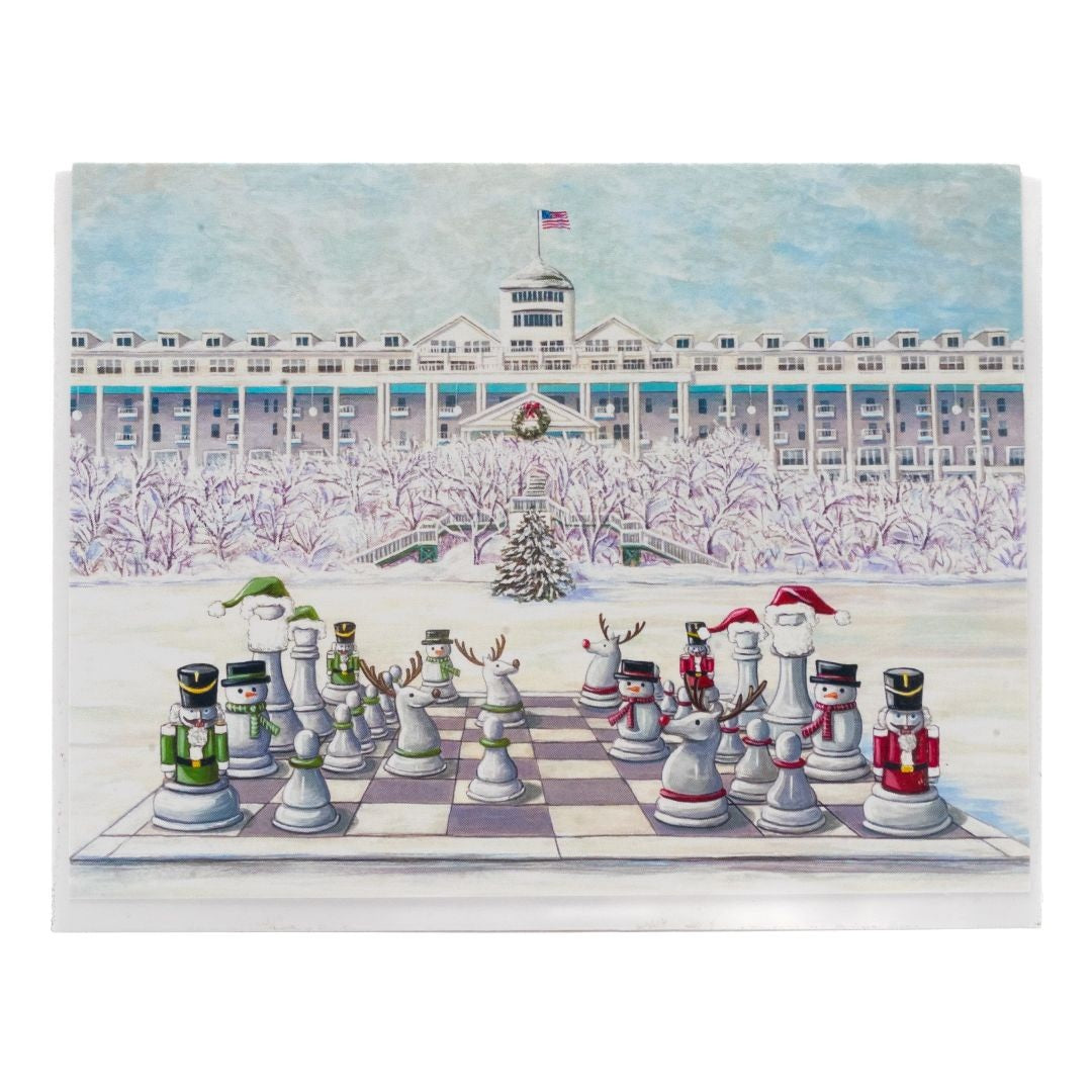 Erynn Rice Notecard - Holiday Chess