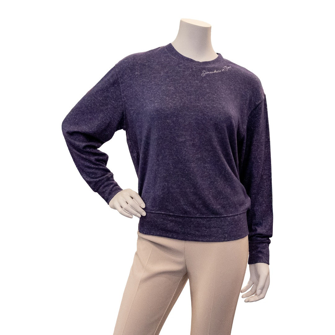 Apparel - Somewhere In Time Luxe Brushed Crew Moonlight