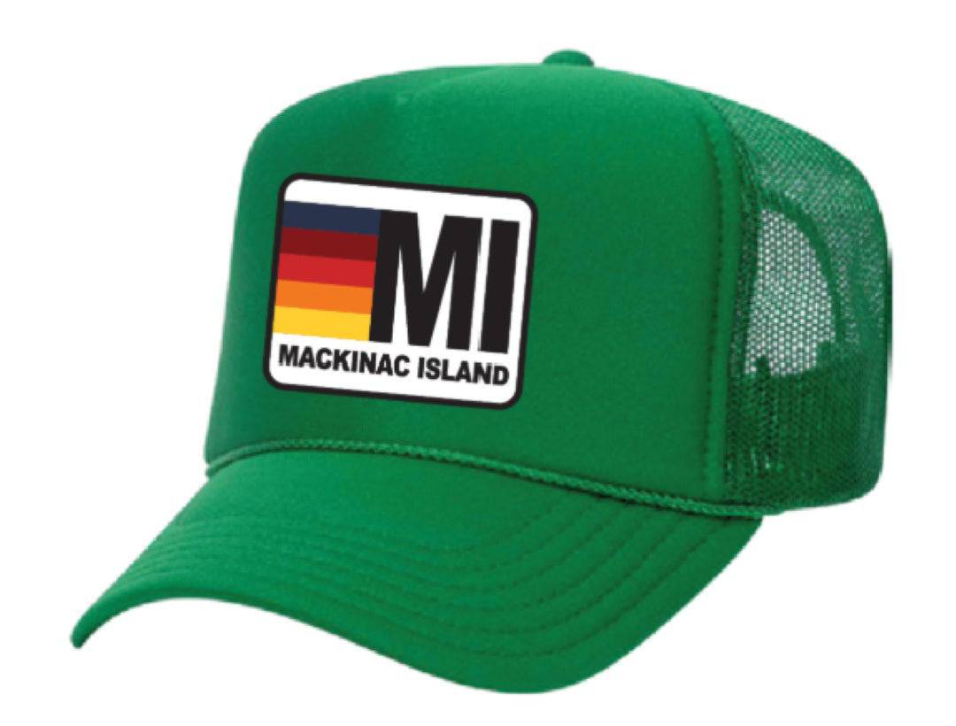 Mackinac Island Cap - Foam Trucker with Patch