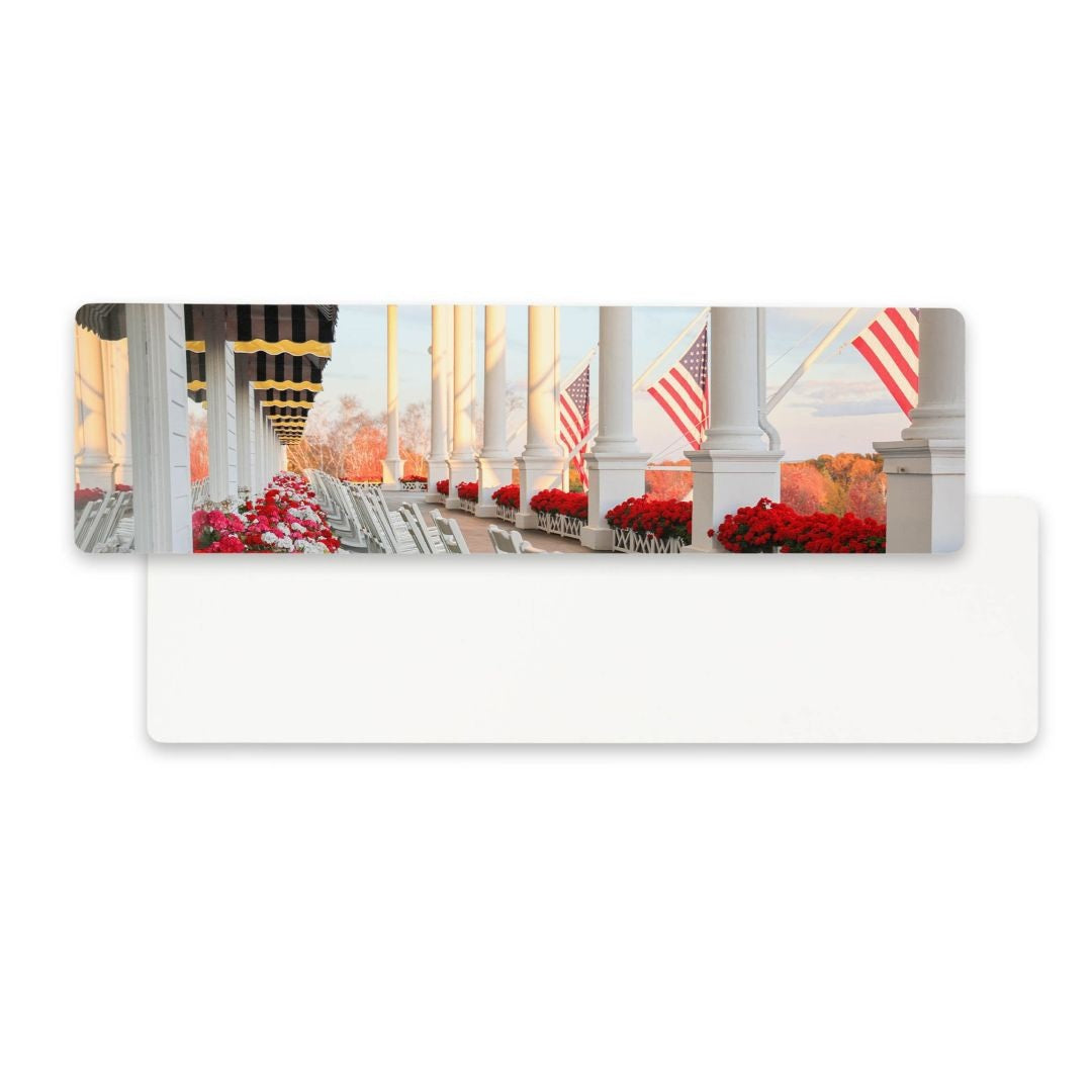 Front Porch Fall - Metal Bookmark