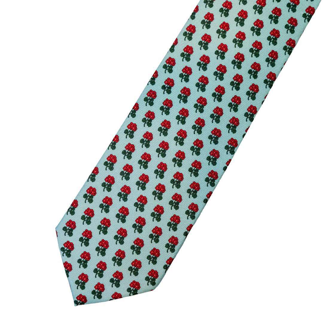 Tie - Alynn Custom Silk Geranium