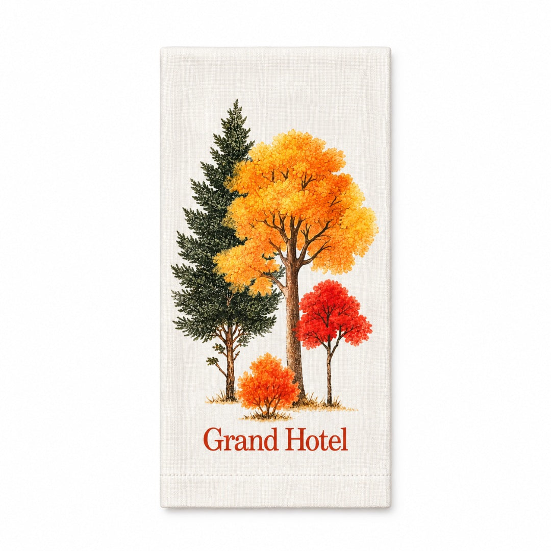 Grand Hotel Fall Forest - Flour Sack Towel