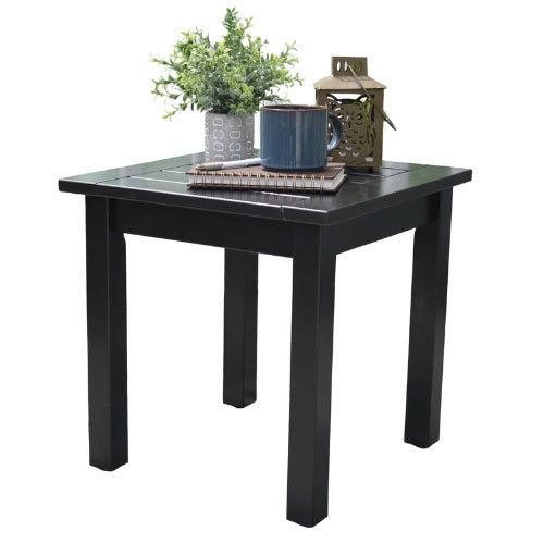 Grand Hotel Front Porch Side Table Black - Shipping in 6-8 weeks