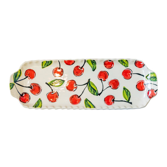 Cherry - Medium Handled Tray