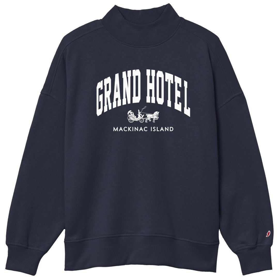 Apparel - Grand Hotel Mock Neck Crew