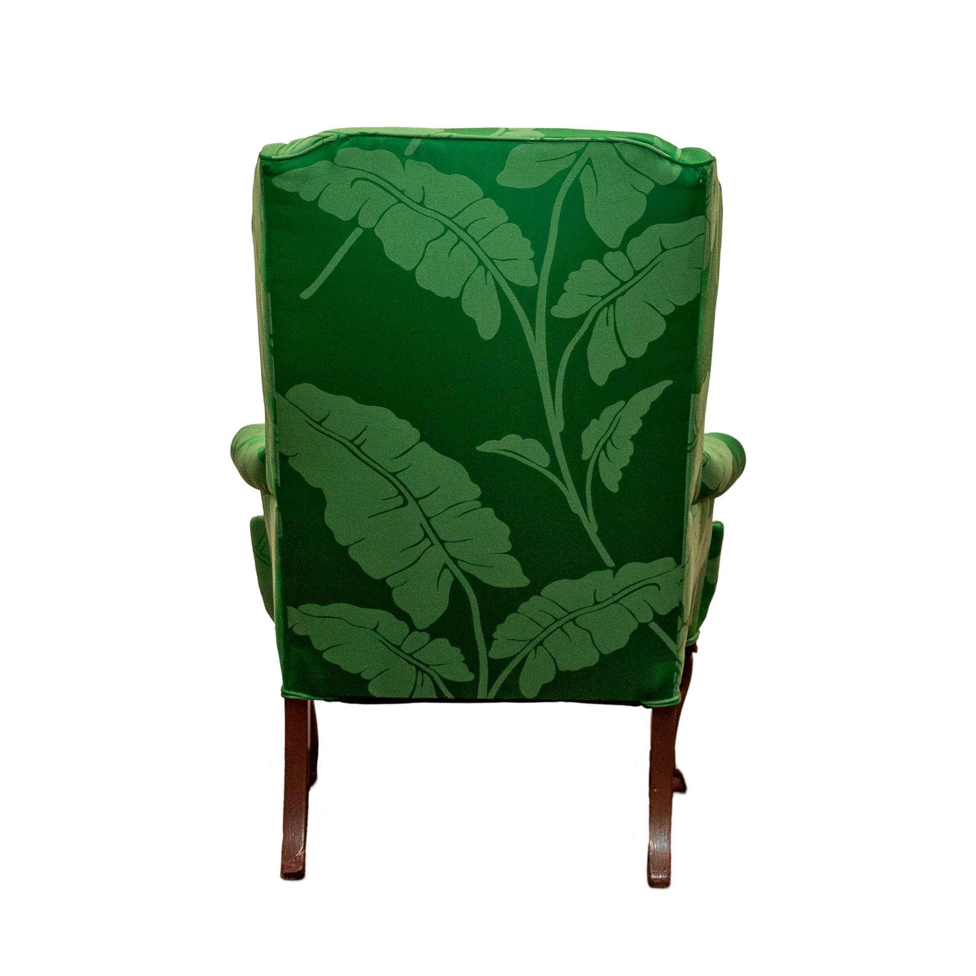 Green Palm Leaf Armchair