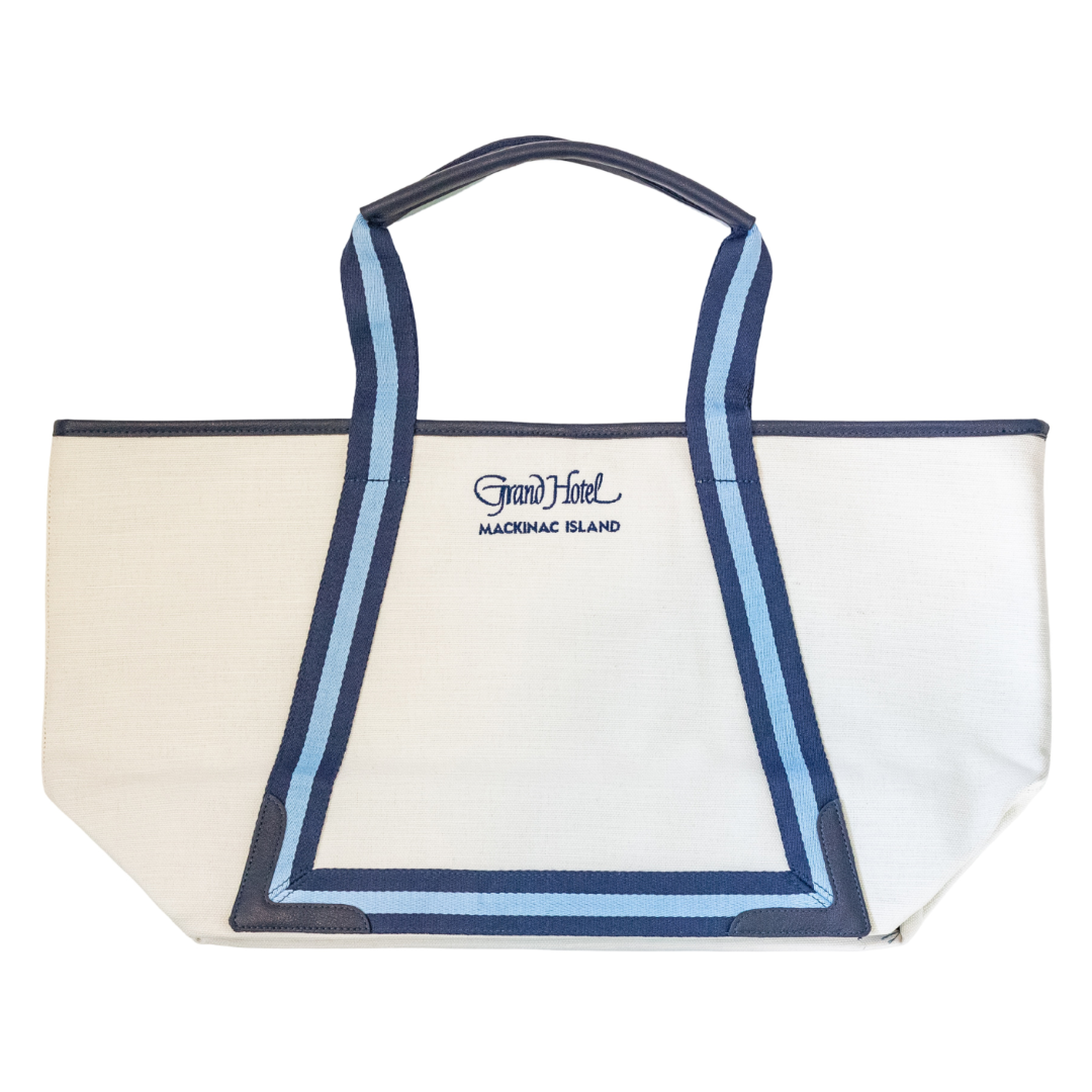 Bag - Navy Stripe Tote