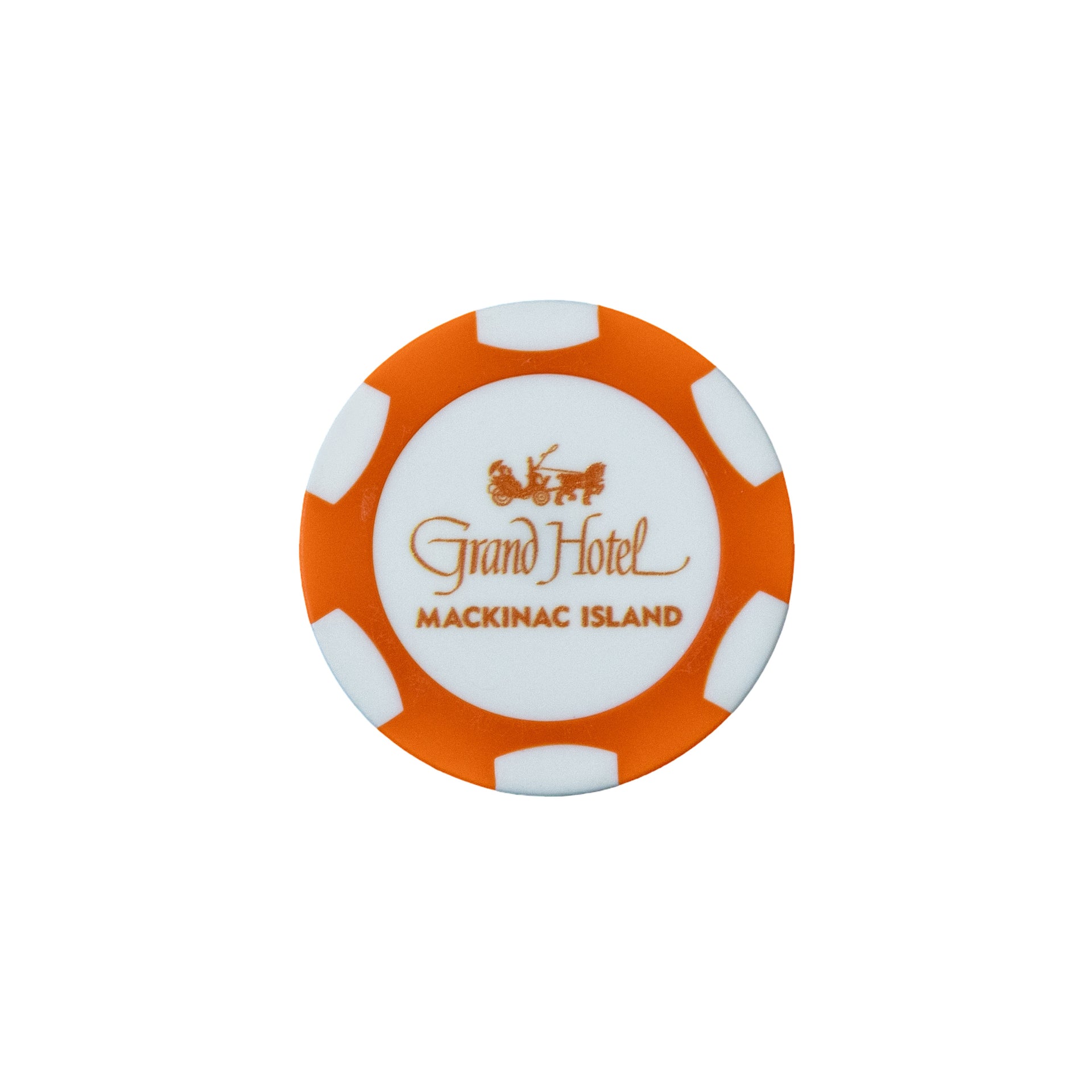 Poker Chip - Black and White