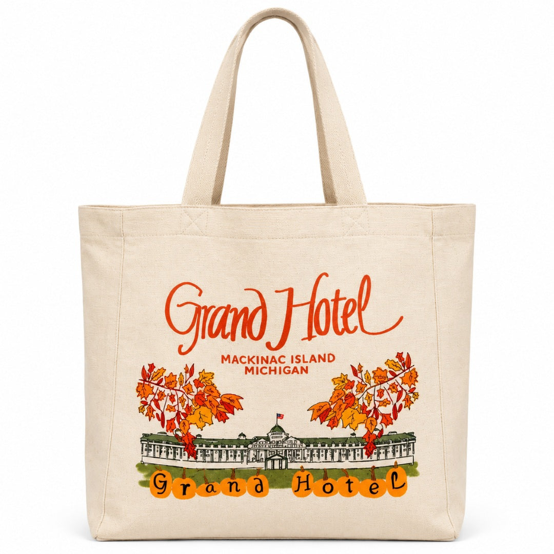 Grand Hotel Fall Pumpkins Tote