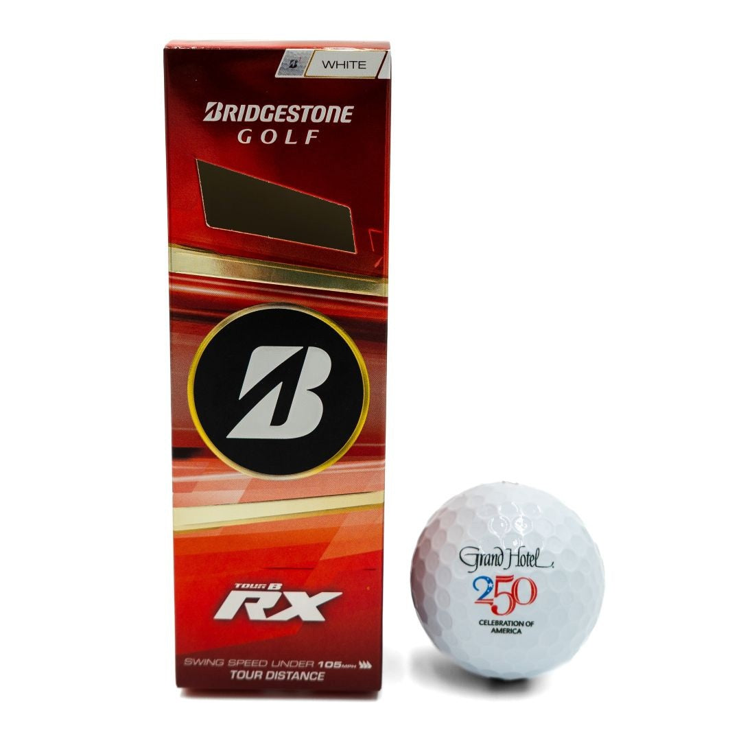 Golf Balls - Bridgestone Tour B RX Sleeve with 250th Logo