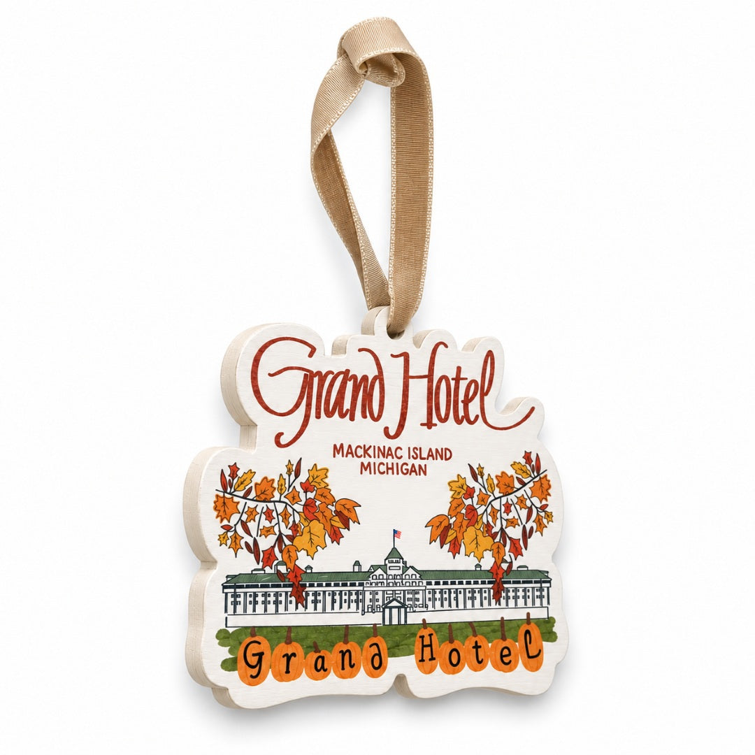 Grand Hotel Fall Pumpkins Ornament