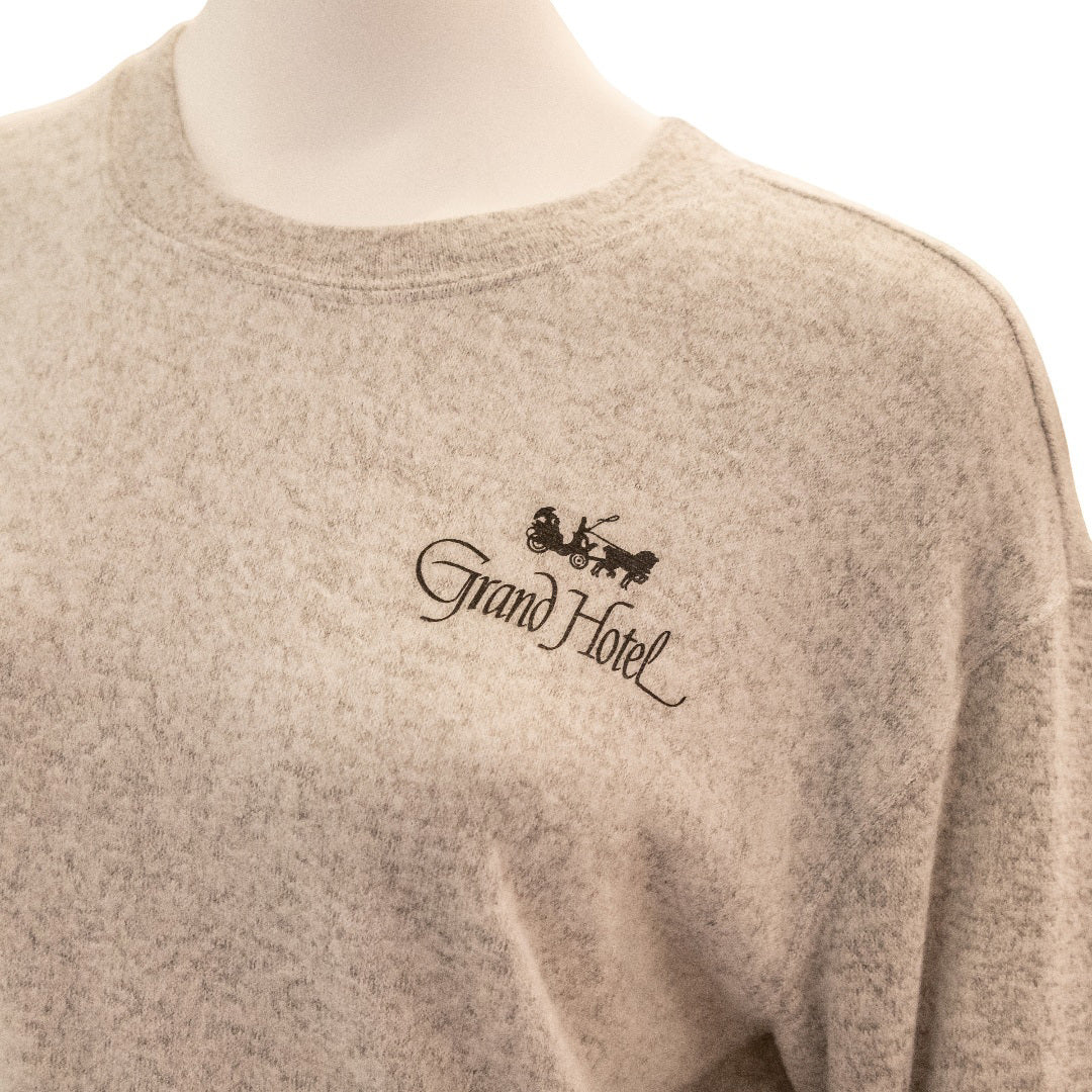 Apparel - Grand Hotel Luxe Brushed Crew Cloud Grey