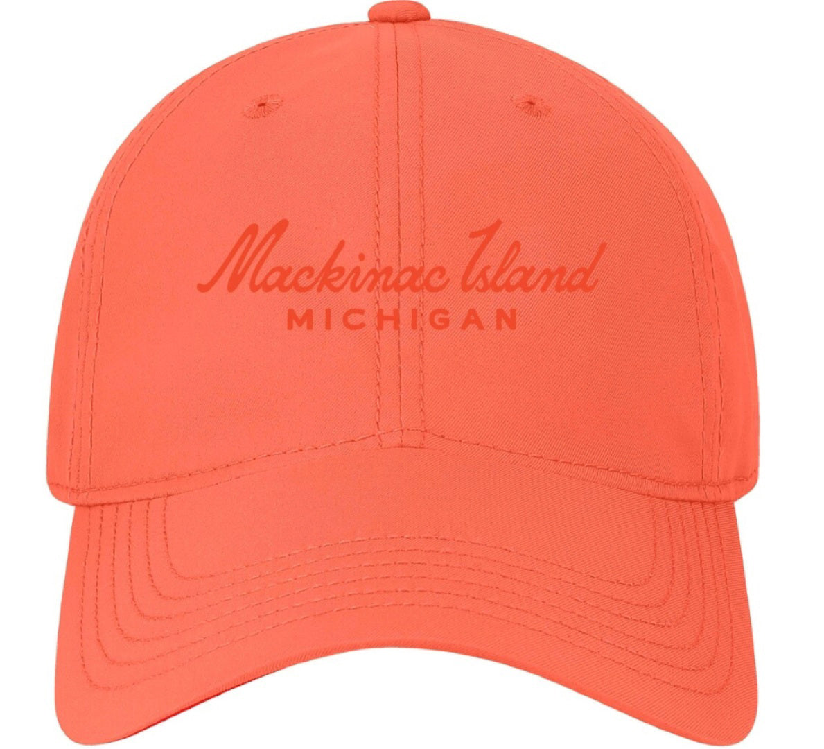 Mackinac Island Cap - Cool Fit Adjustable Script