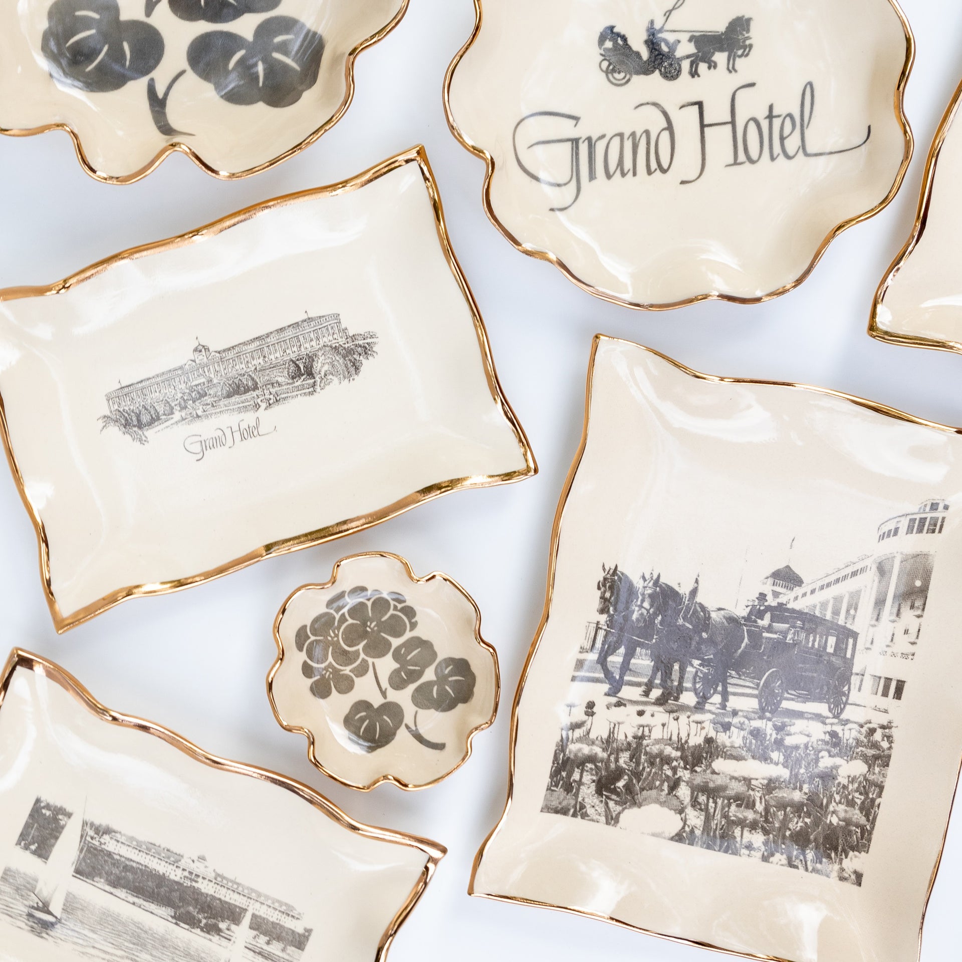 Goldie - Grand Hotel with Sail Boats Tray