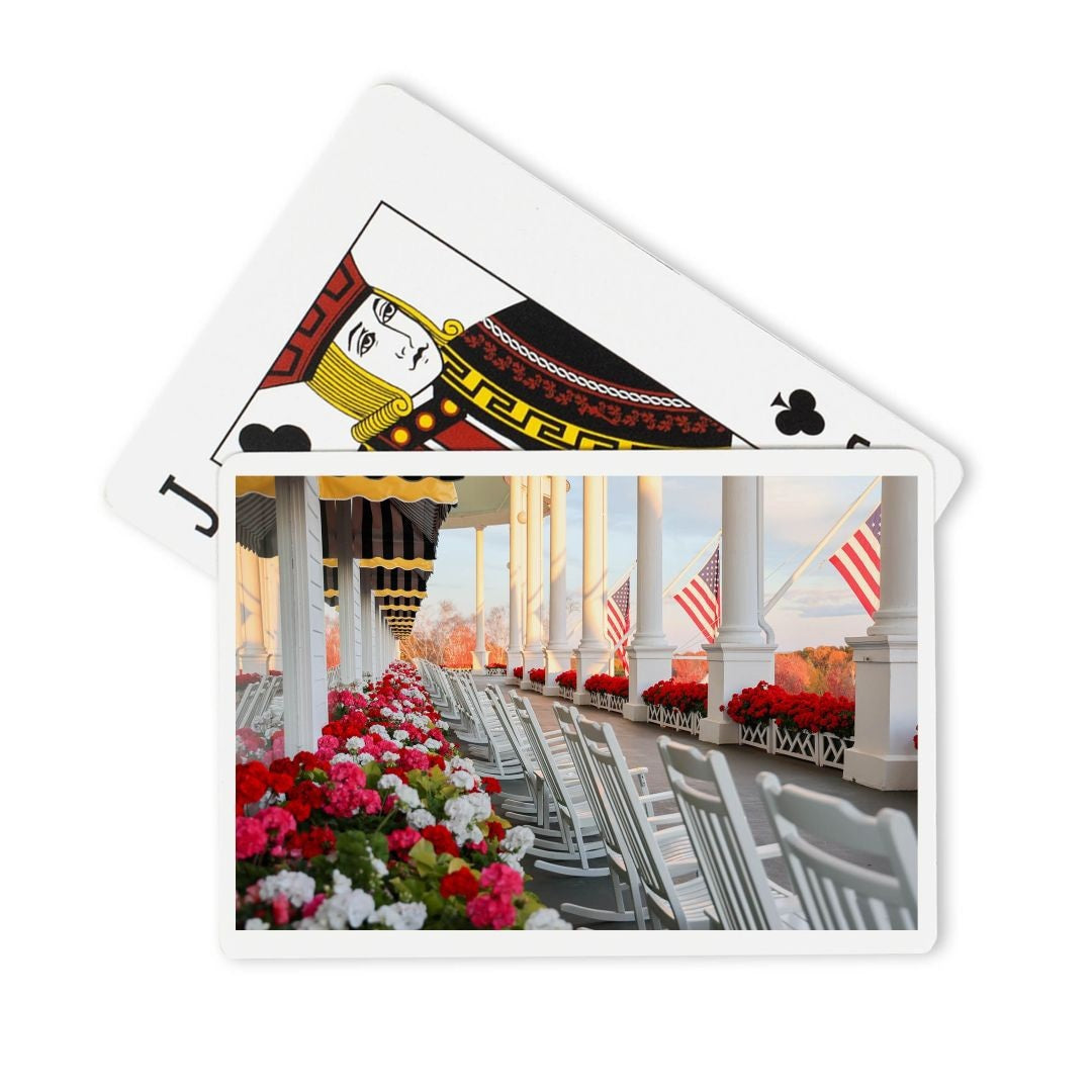 Front Porch Fall - Playing Cards