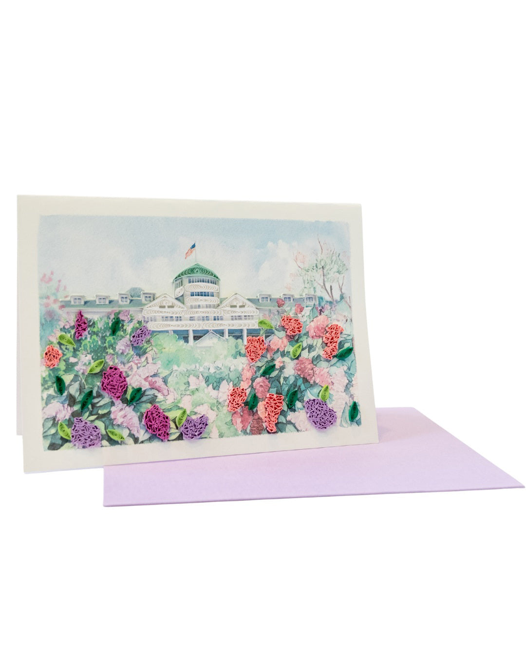 Lilacs - Quilling Card