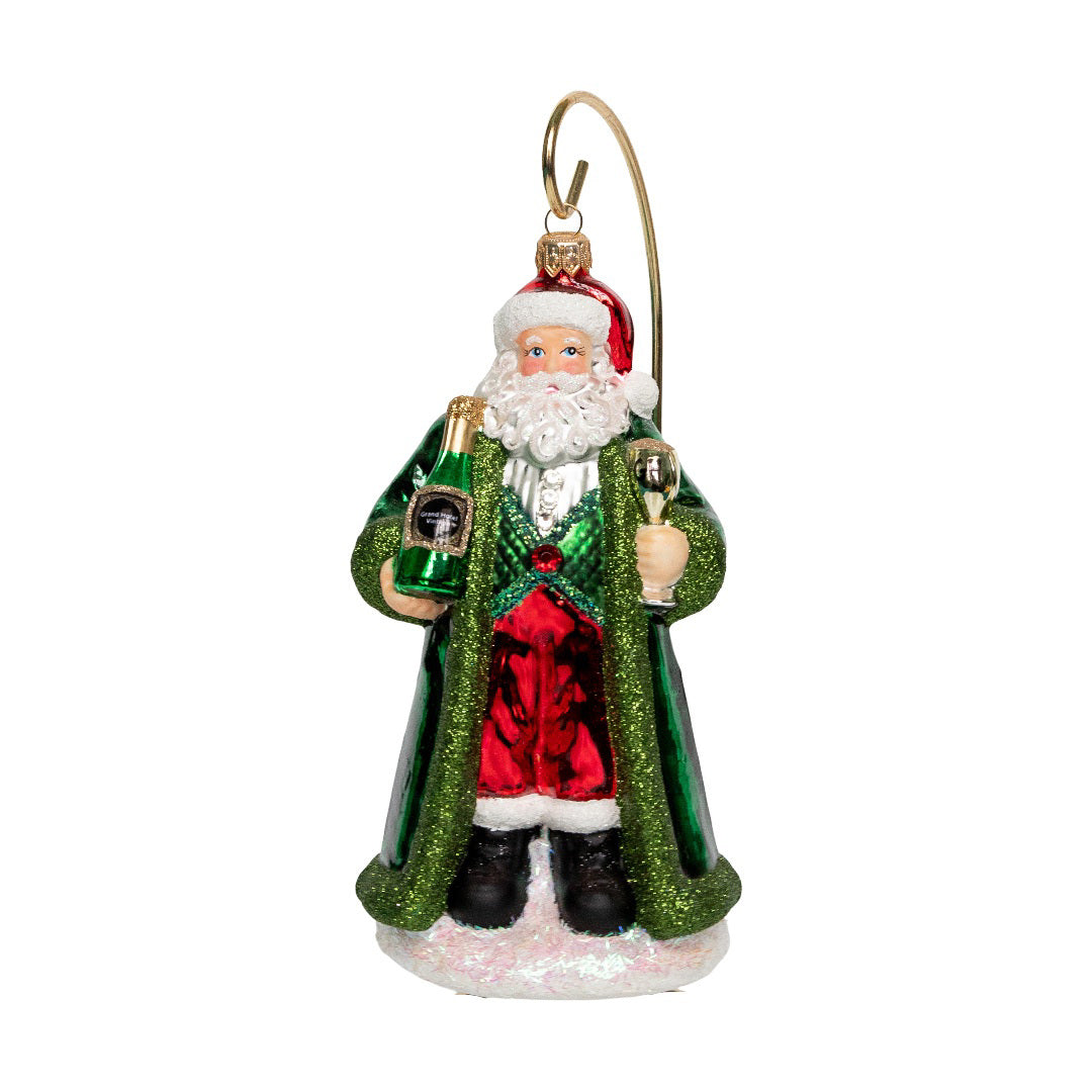 Ornament - Santa with Champagne