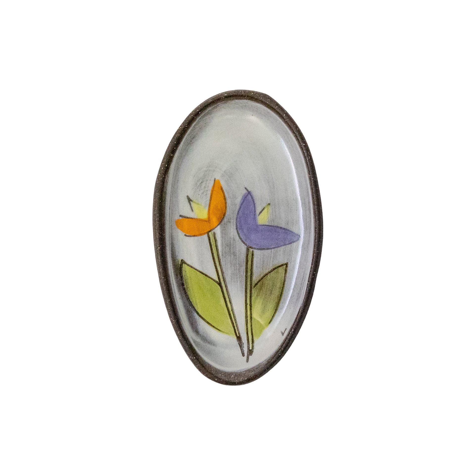 Tulips Rise Up - Mini Oval Tray