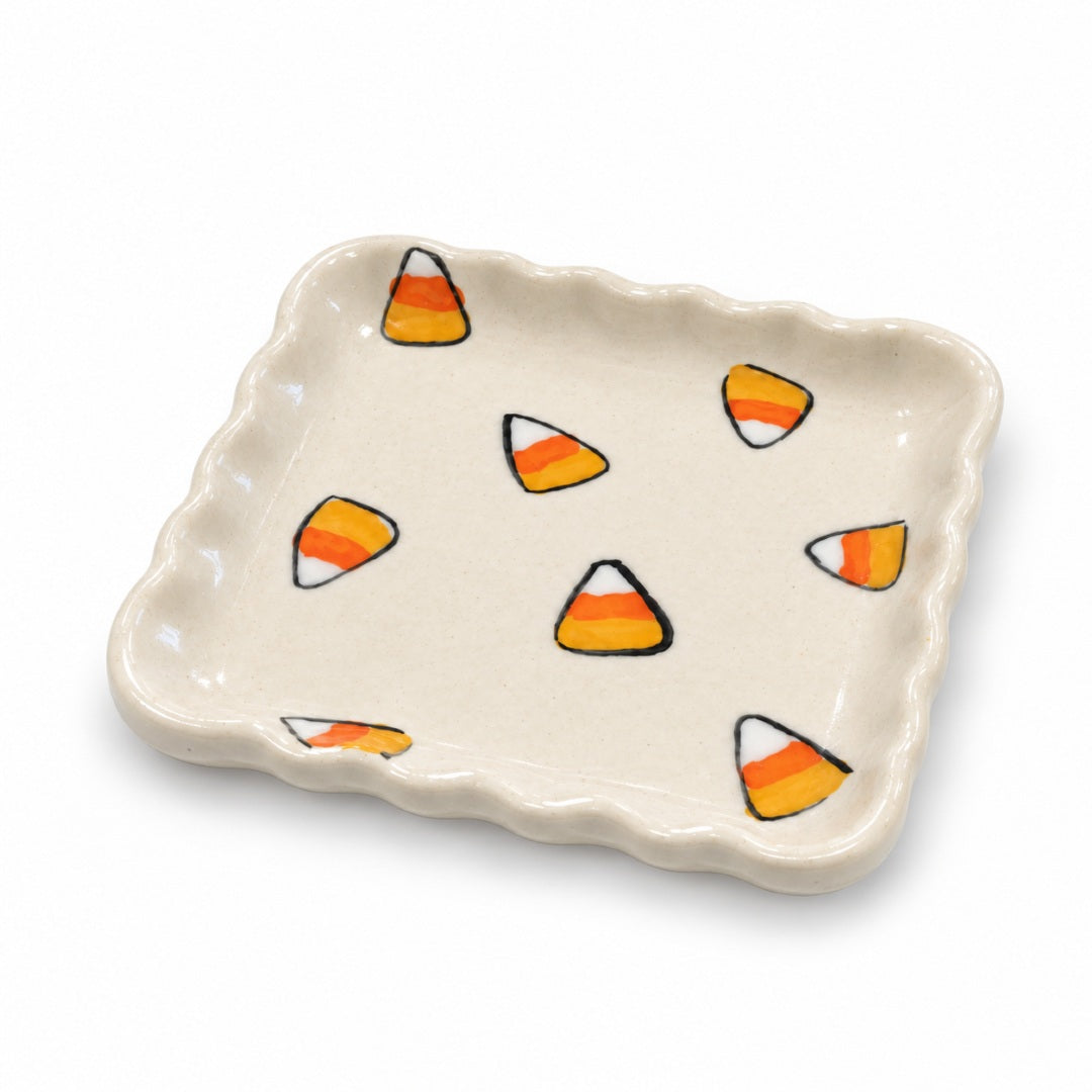 Candy Corn - Square Dish